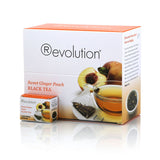Revolution Sweet Ginger Peach Whole Leaf Tea 30 Pyramid Bags