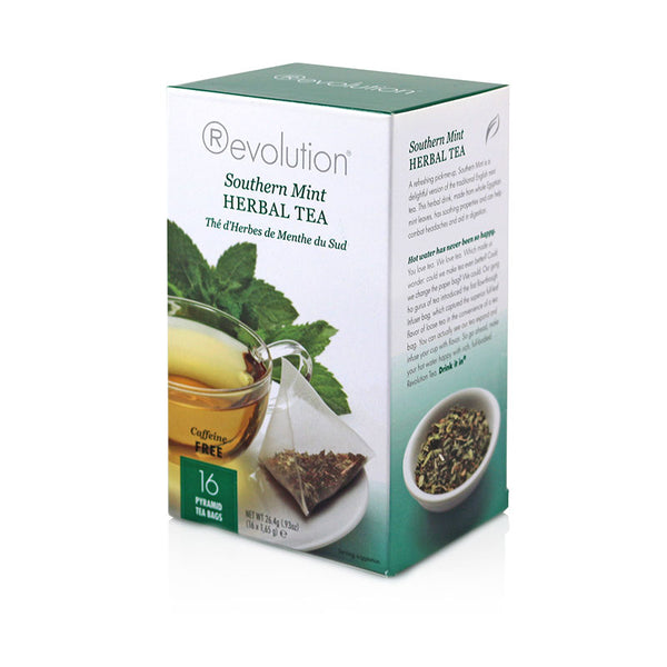Revolution Southern Mint Herbal Tea 16 Pyramid Bags