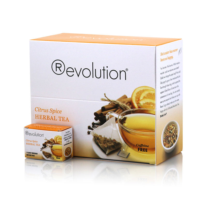 Revolution Citrus Spice Herbal Tea 30 Pyramid Bags