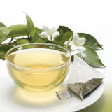 Revolution Organic Earl Grey Green Whole Leaf Tea Pyramid Bag & Tea Cup
