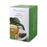 Revolution Organic Green Whole Leaf Tea 20 Pyramid Bags