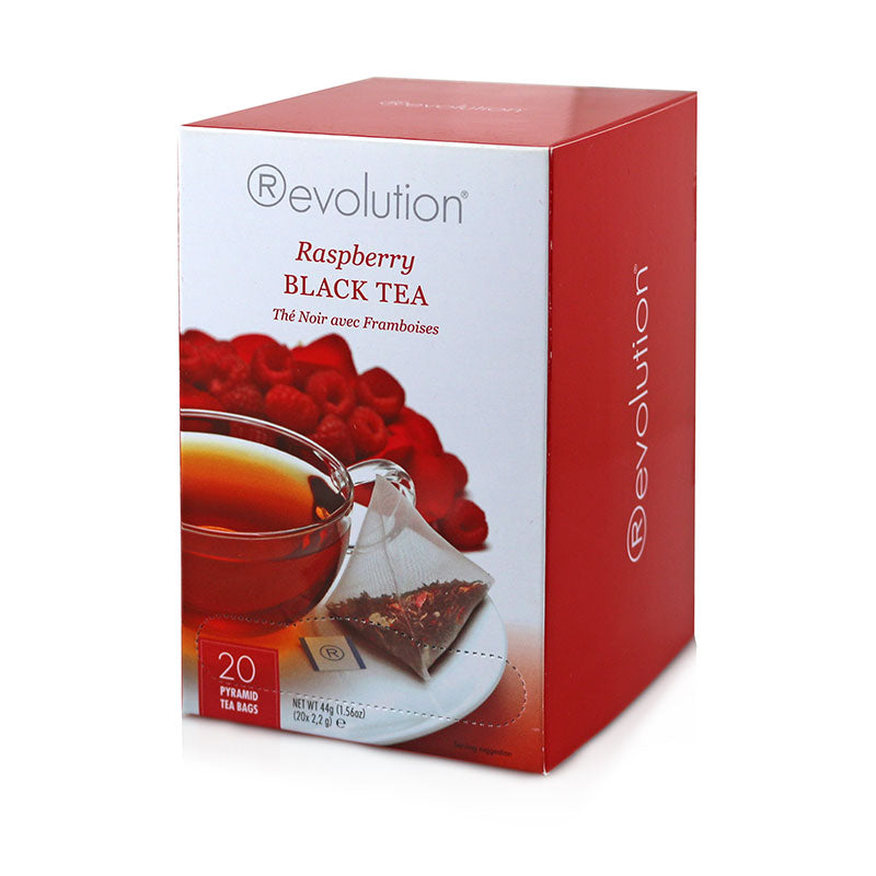 Revolution Raspberry Black Whole Leaf Tea 20 Pyramid Bags