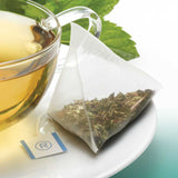Revolution Mint Peppermint Herbal Whole Leaf Tea Pyramid Infuser Silken Bag